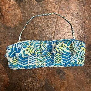 Vineyard Vines Ruffle Bikini Bandeau Swim Top Women’s Size Med